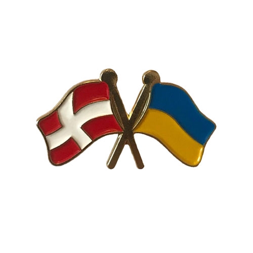 Danmark Ukraine pins